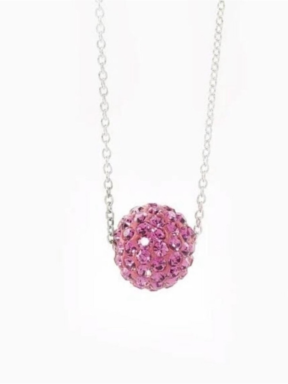 Touchdown Crystal by Swarovski, October Birthstone Necklace, Rose Crystal, NIB